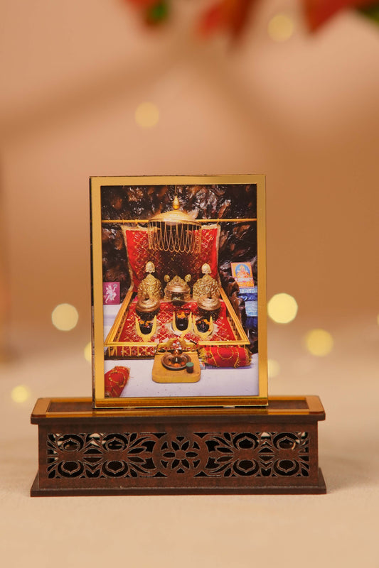 Blessed Maa Vaishno Devi Idol With Divyam Sugandha Aura Cleansing Fragrance