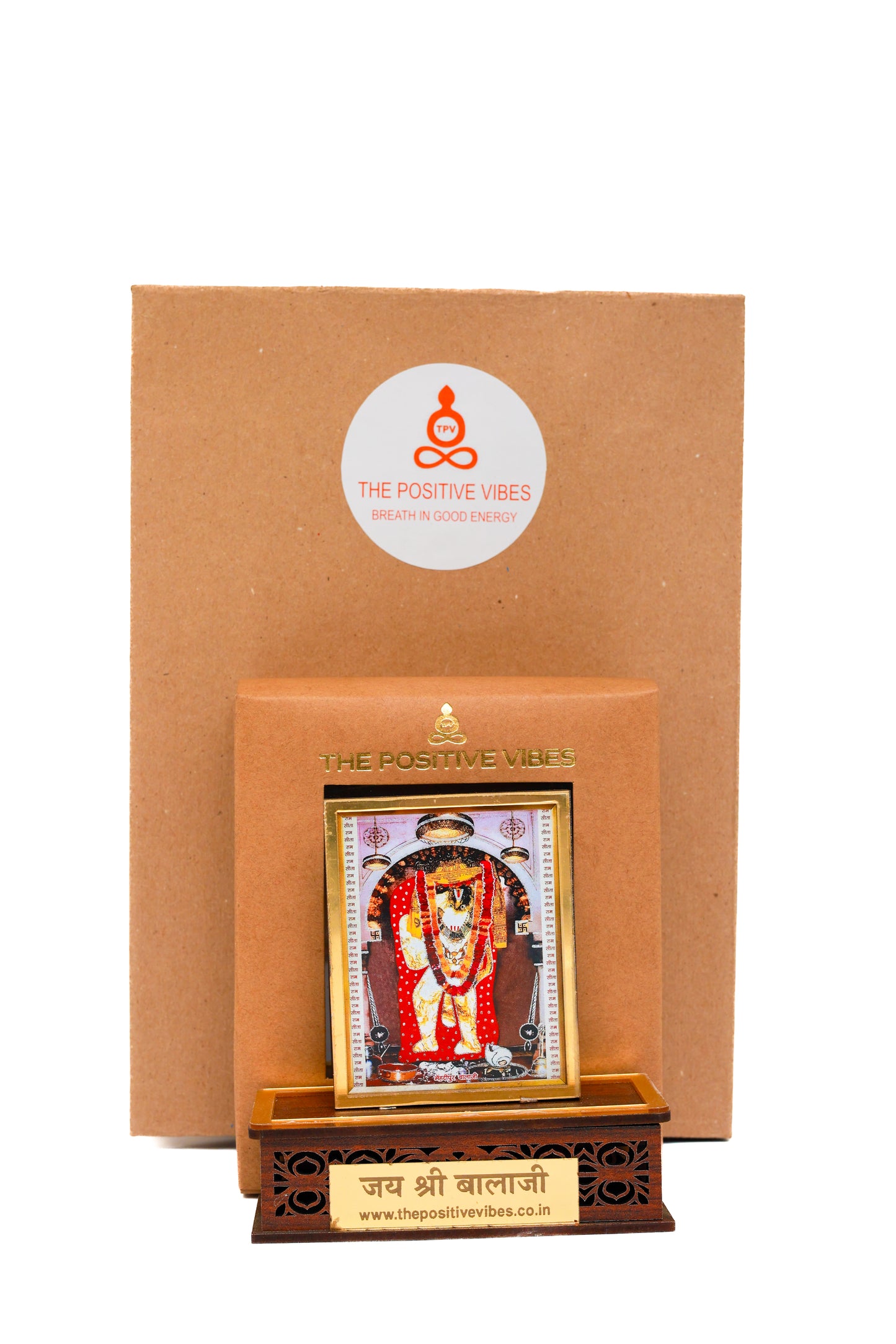 Sacred Shri Salasar Bala Ji Idol With Divyam Sugandha Aura Cleansing Fragrance