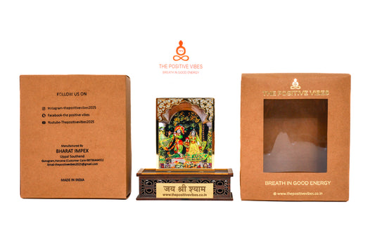 Glorious Radha Krishna Ji Idol With Amritam Sugandha Aura Cleansing Fragrance