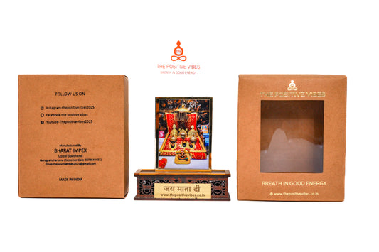 Blessed Maa Vaishno Devi Idol With Divyam Sugandha Aura Cleansing Fragrance