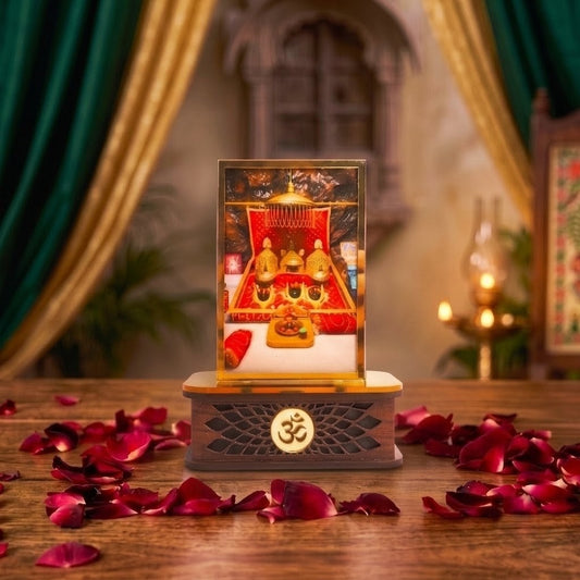 Blessed Maa Vaishno Devi Idol With Divyam Sugandha Aura Cleansing Fragrance