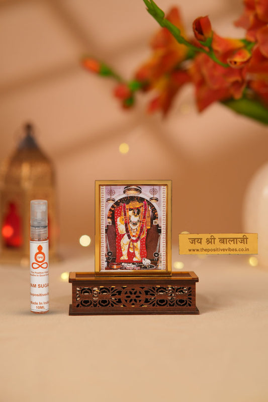 Sacred Shri Mehandipur Bala Ji Idol With Dev Sugandha Aura Cleansing Fragrance