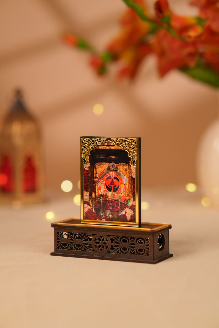 Sacred Shri Salasar Bala Ji Idol With Divyam Sugandha Aura Cleansing Fragrance