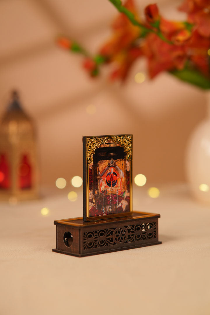Sacred Shri Salasar Bala Ji Idol With Divyam Sugandha Aura Cleansing Fragrance