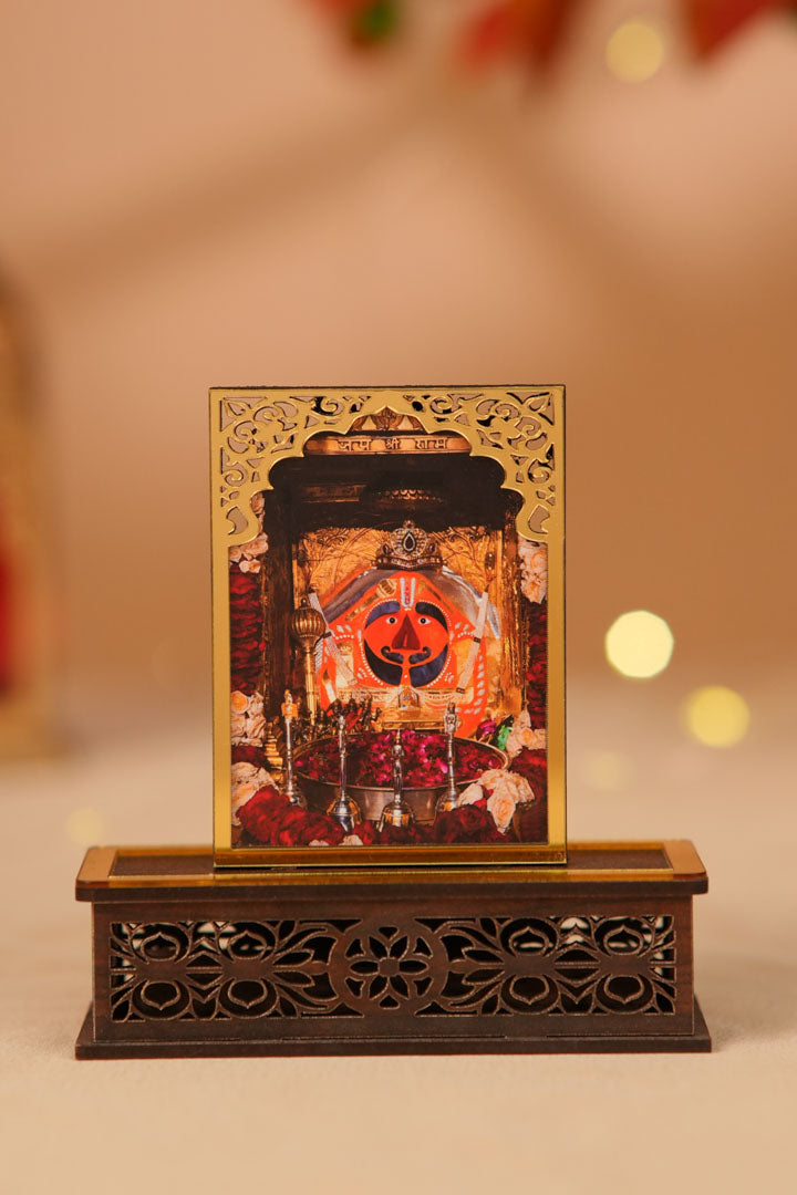 Sacred Shri Salasar Bala Ji Idol With Divyam Sugandha Aura Cleansing Fragrance
