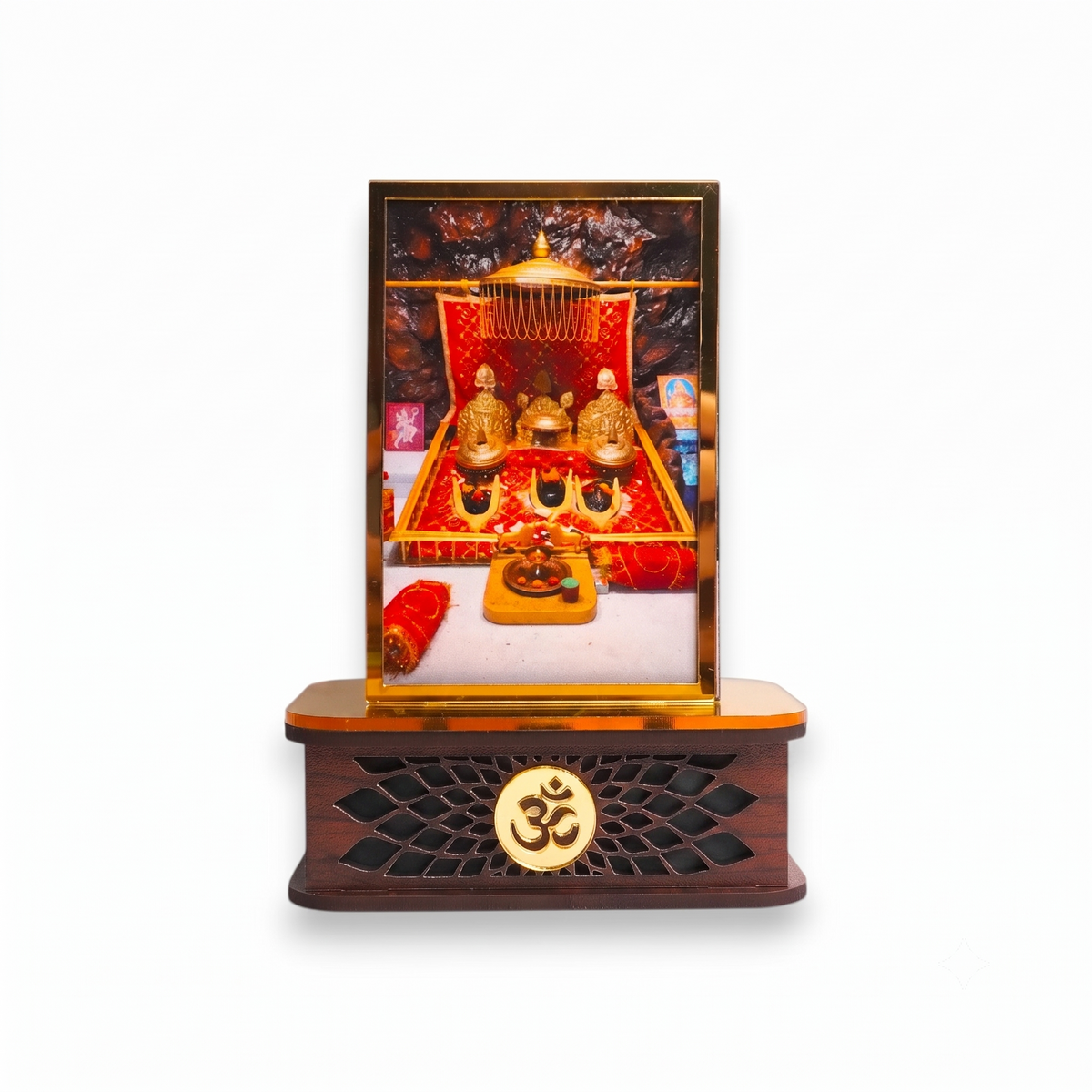 Blessed Maa Vaishno Devi Idol With Divyam Sugandha Aura Cleansing Fragrance