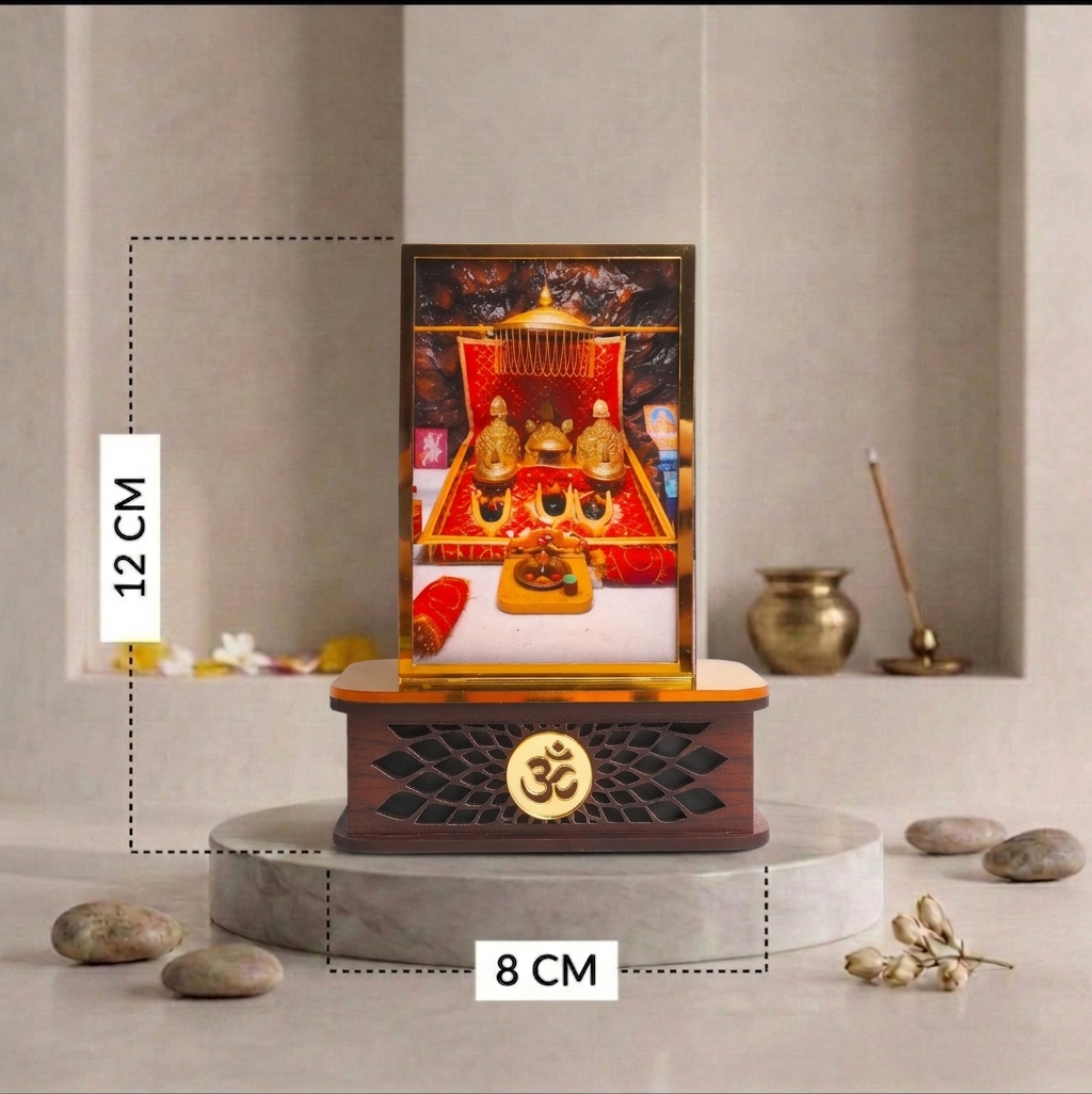 Blessed Maa Vaishno Devi Idol With Divyam Sugandha Aura Cleansing Fragrance
