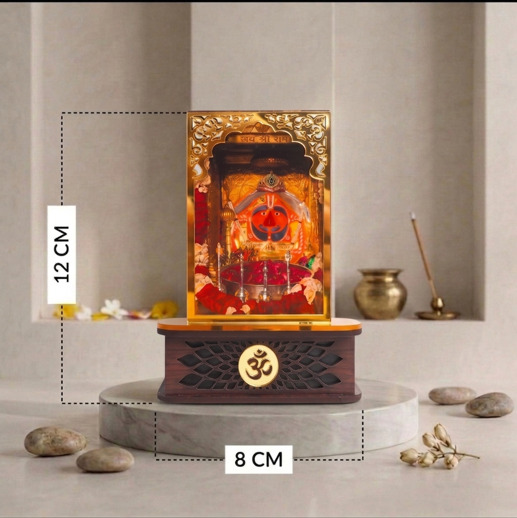 Sacred Shri Salasar Bala Ji Idol With Divyam Sugandha Aura Cleansing Fragrance